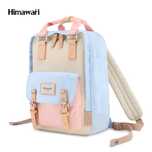 pastelowy plecak damski na laptopa 14'' z kieszeniami - himawari