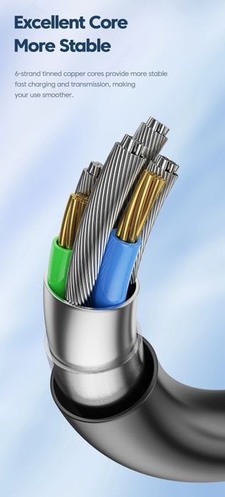 Універсальна зарядка GaN Essager 100W+кабель2м зарядний пристрій 100Вт