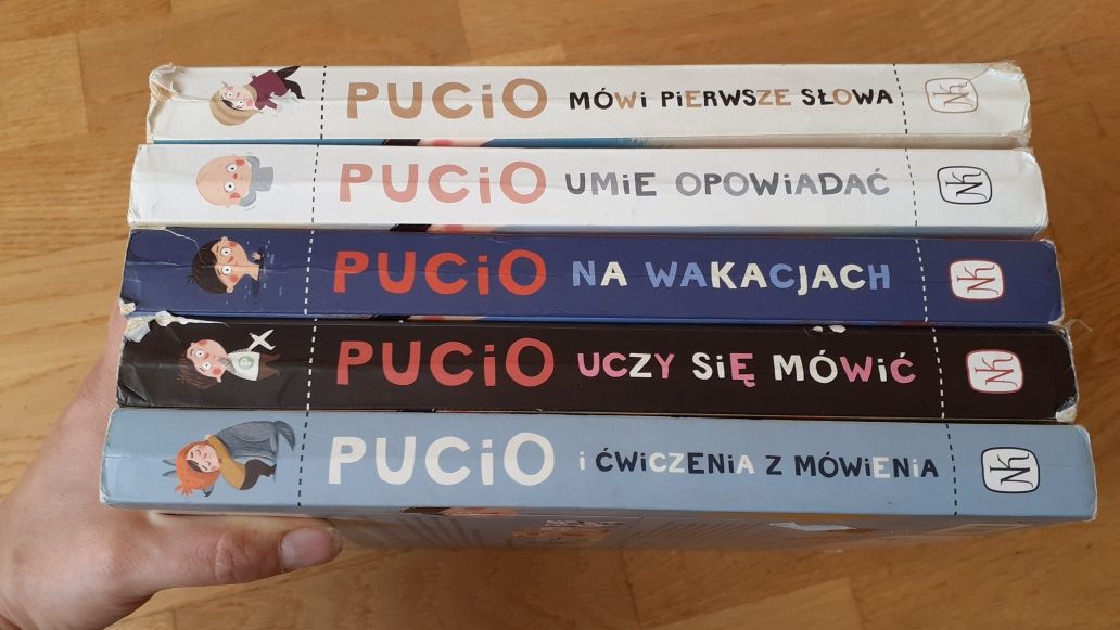 5 dużych książek Pucio