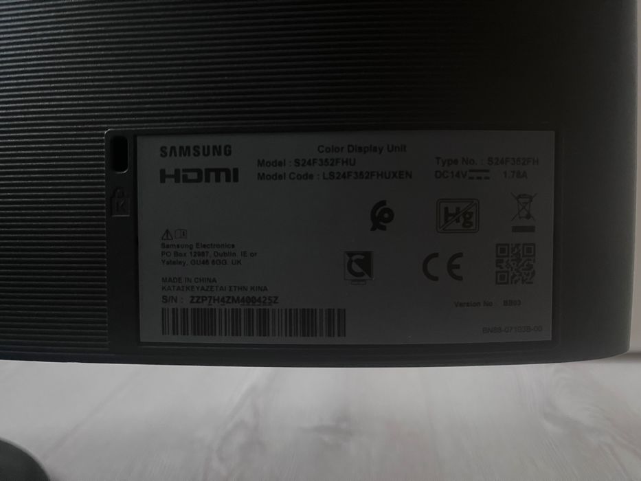 Monitor Samsung 24 cal