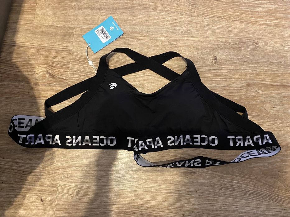 Czarny top sportowy oceans apart 38 M