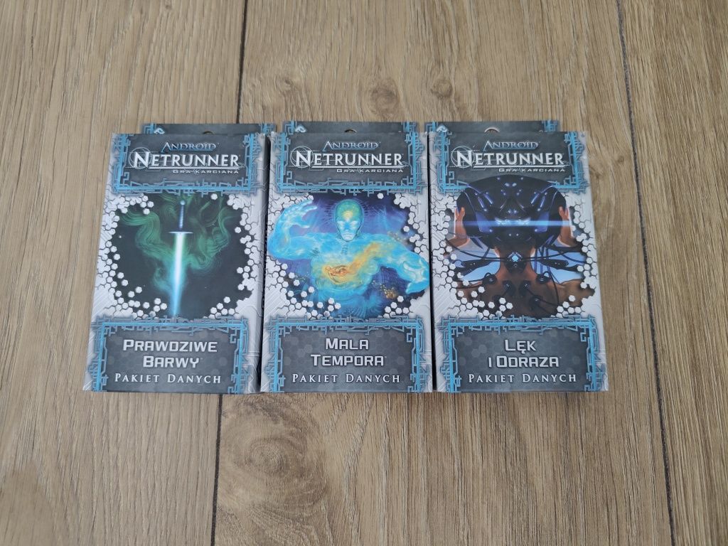 Prawdziwe barwy, Mala Tempora, Lęk i Odraza -dodatki Android Netrunner