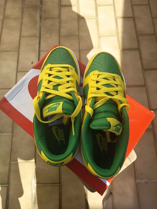 Nike dunk low retro bttys apple green yellow strike