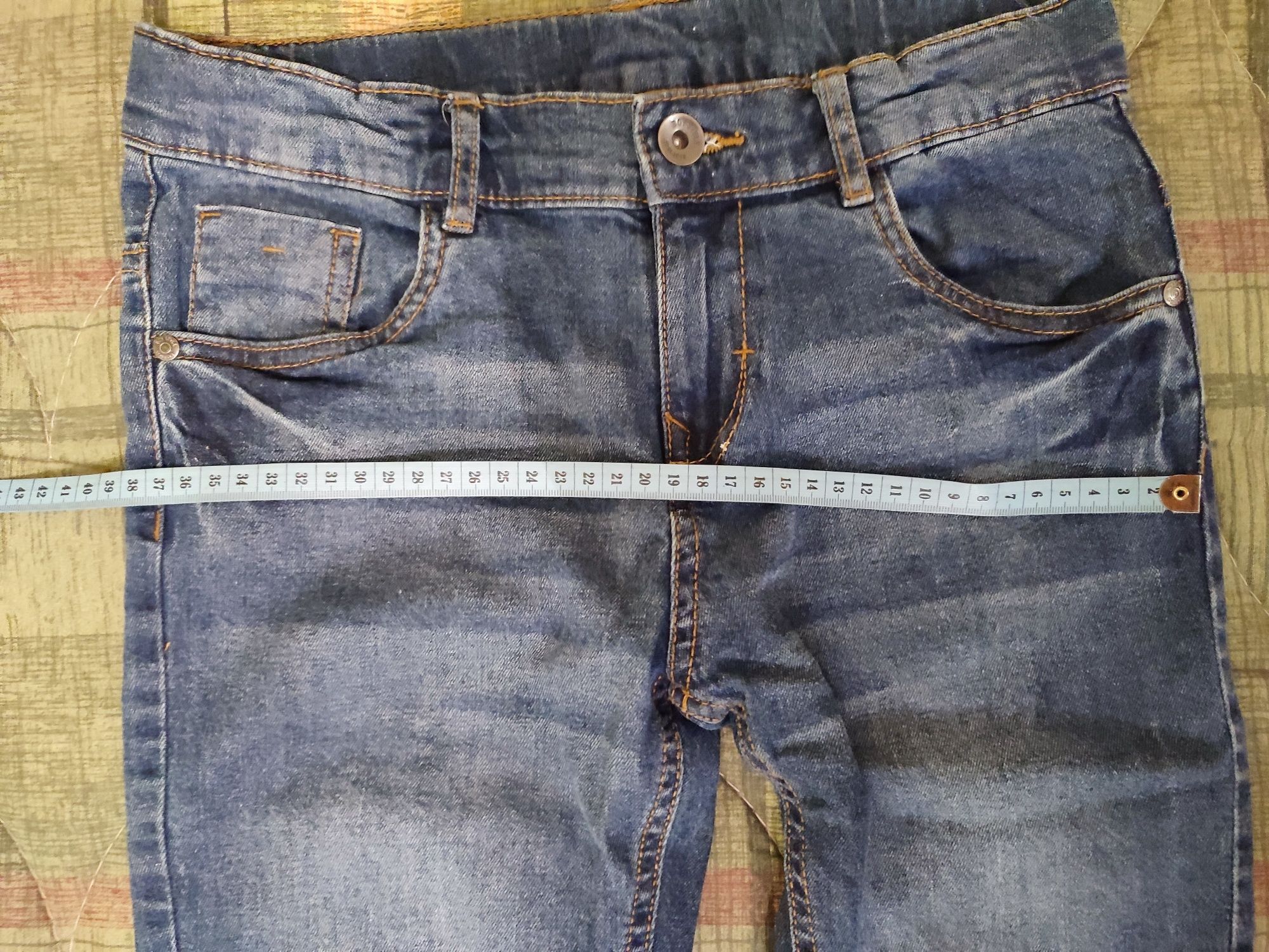 Джинси ALIVE р.146-152 на 9-10-11-12 років сині штани брюки