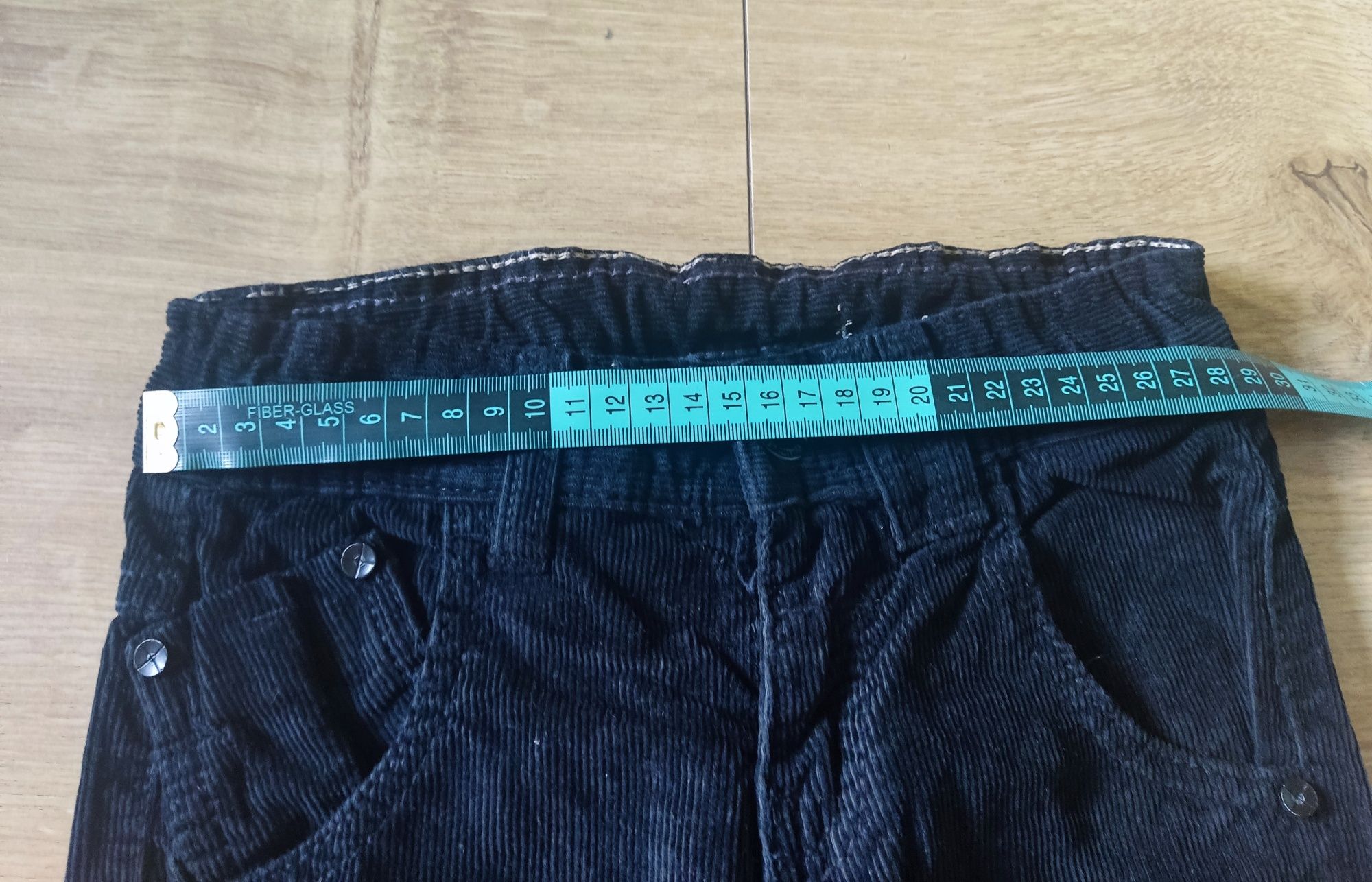 Spodnie chłopięce sztruksy sztruksowe czarne Zara kids 110