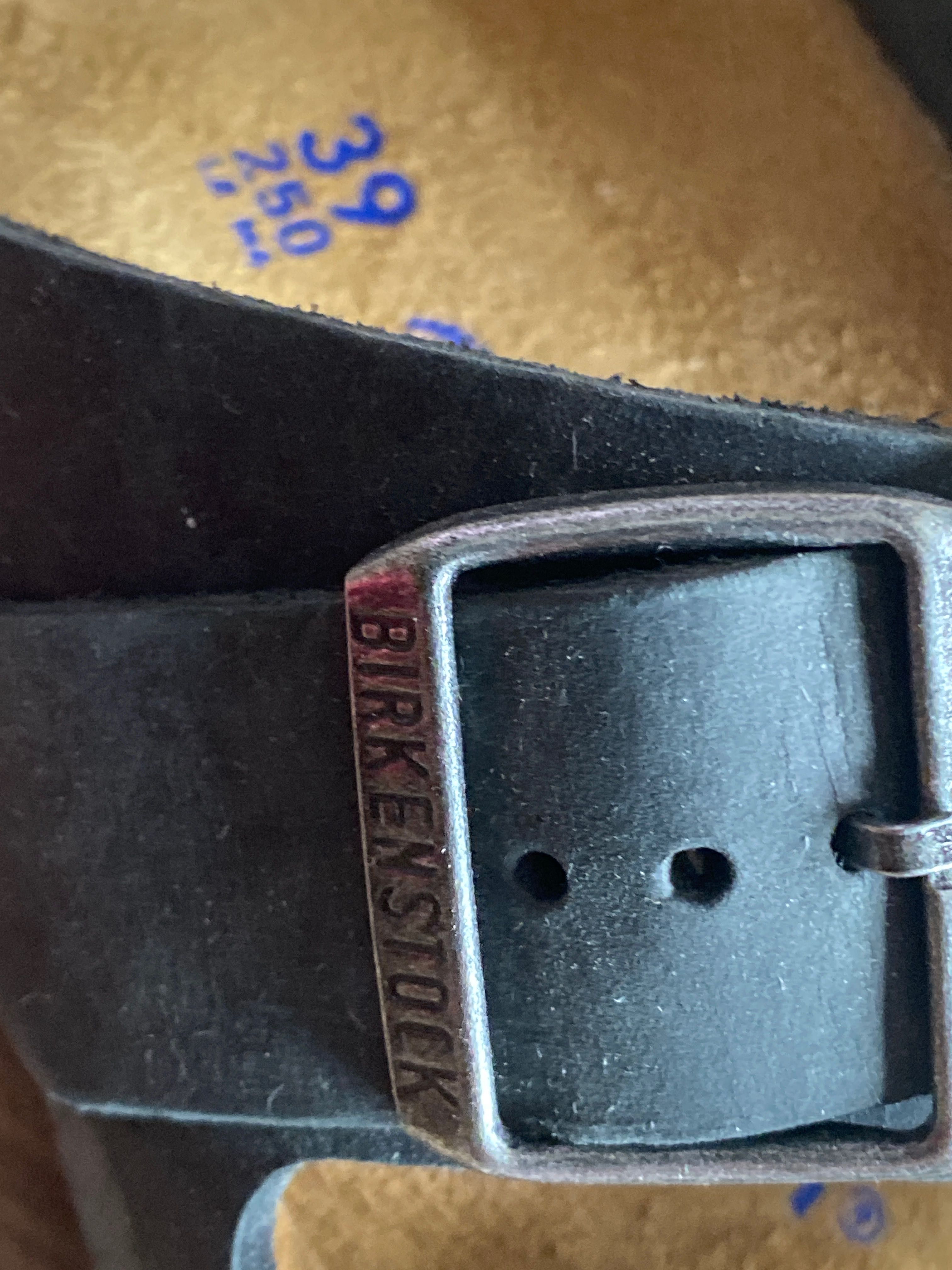 Skórzane klapki Birkenstock