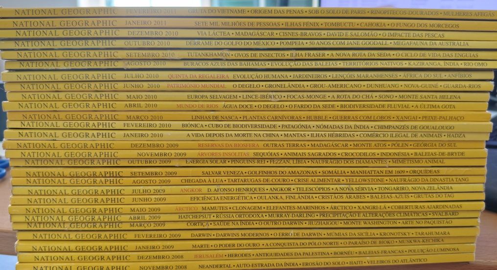 Conjunto revistas National Geographic
