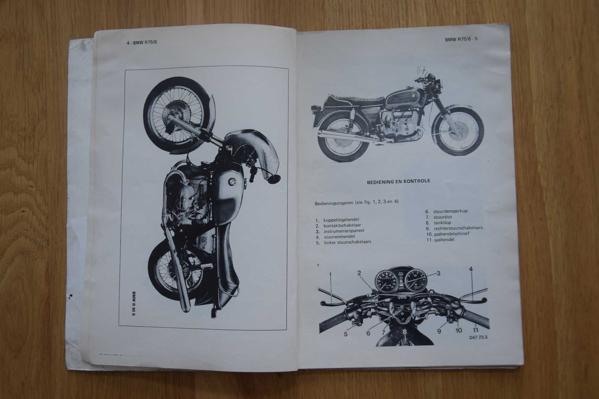 Instrukcja Motocykla BMW R90 S