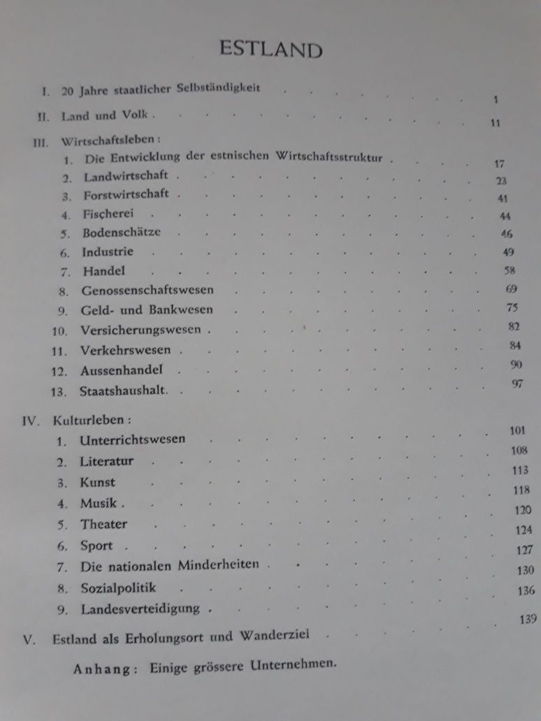 Estland-20 Jahre Selbständigkeit, A.Pullerits, Estonia 20 lat niepodl.