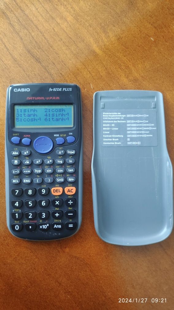 Науковий (інженерний) калькулятор Casio FX-82DE PLUS