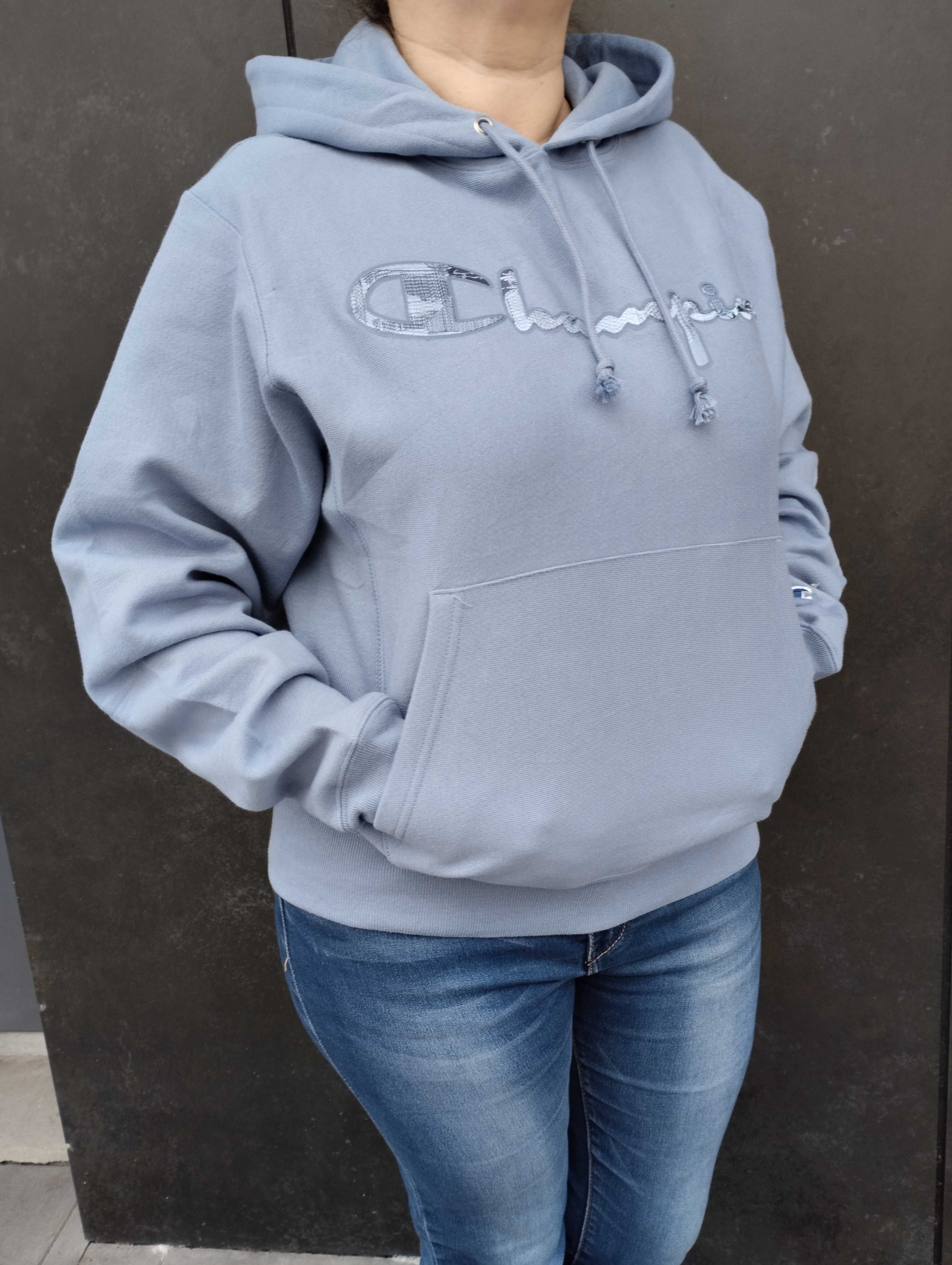 NOWA ciepła bluza z kapturem męska Champion Sweatshirt Hoodie