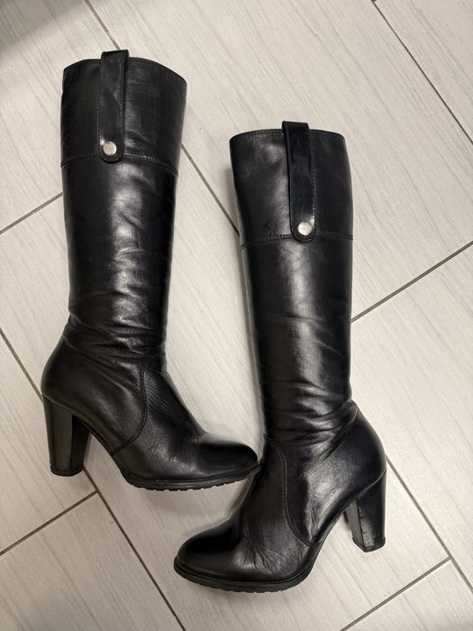 Kozaki Ryłko – skóra naturalna – rozmiar 39, obcas 8,5 cm, polecam!