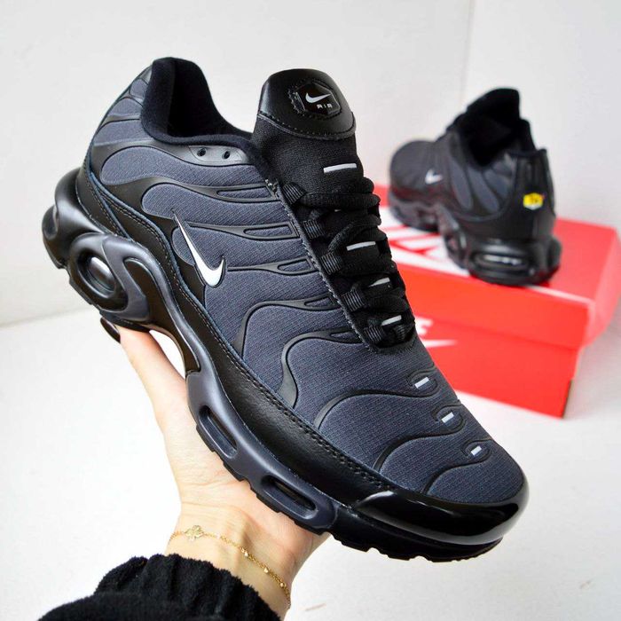 Кросівки Nike Air Max Plus TN Waterproof Gray Black термо 41 - 45