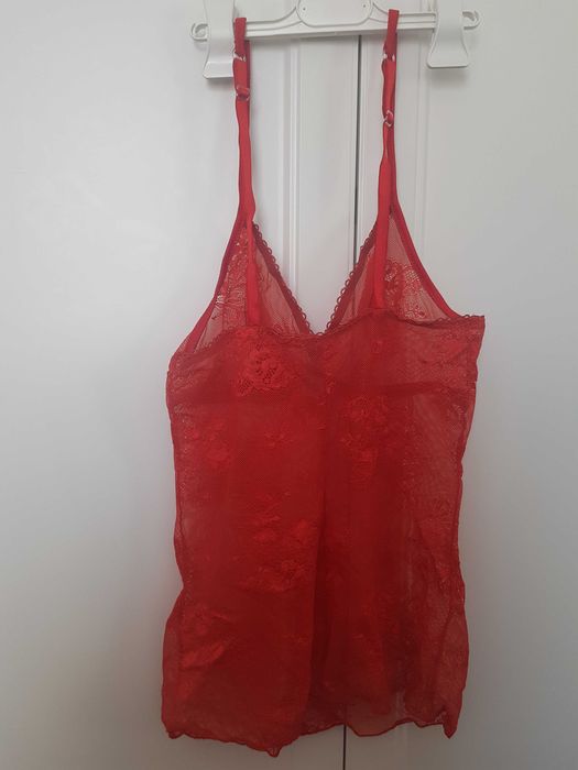 koronkowa bluzka na ramiączkach S