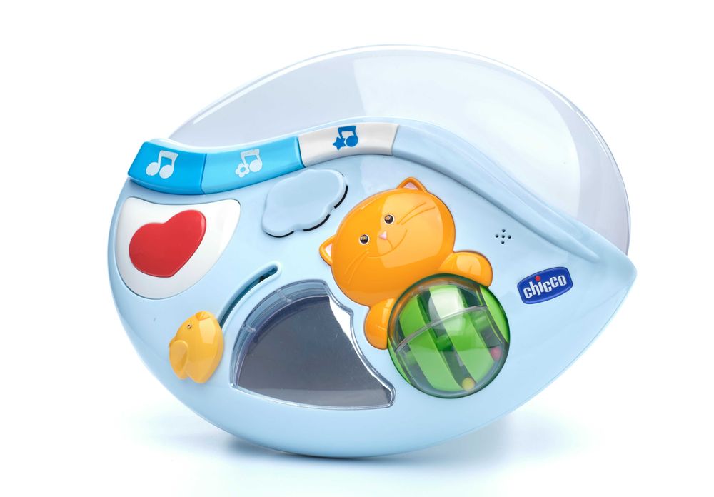 Pozytywka Chicco, lampka nocna do łóżeczka, zabawka interaktywna