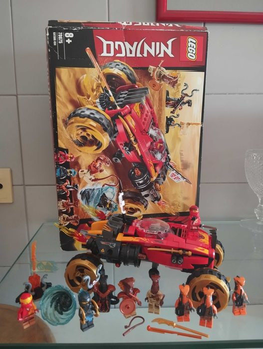 Lego Ninjago caixa e instruções