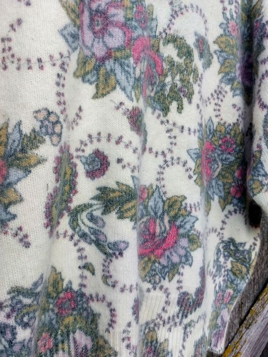 Bluzka sweter sweterek t-shirt koszulka wełniana boho retro vintage