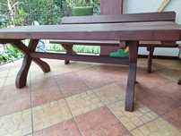 Meble ogrodowe/tarasowe lite drewno