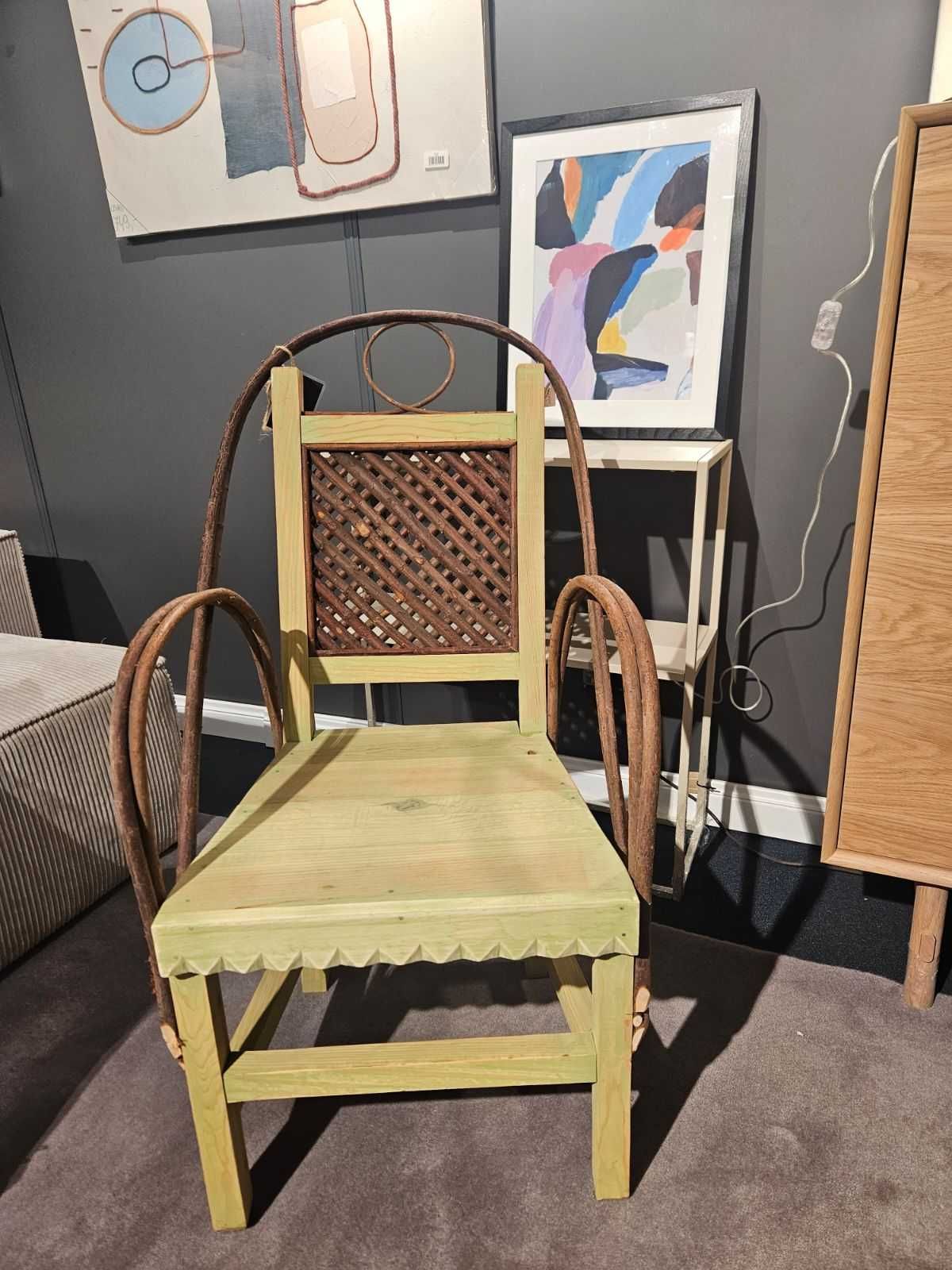 Krzesła drewniane.- 6szt.