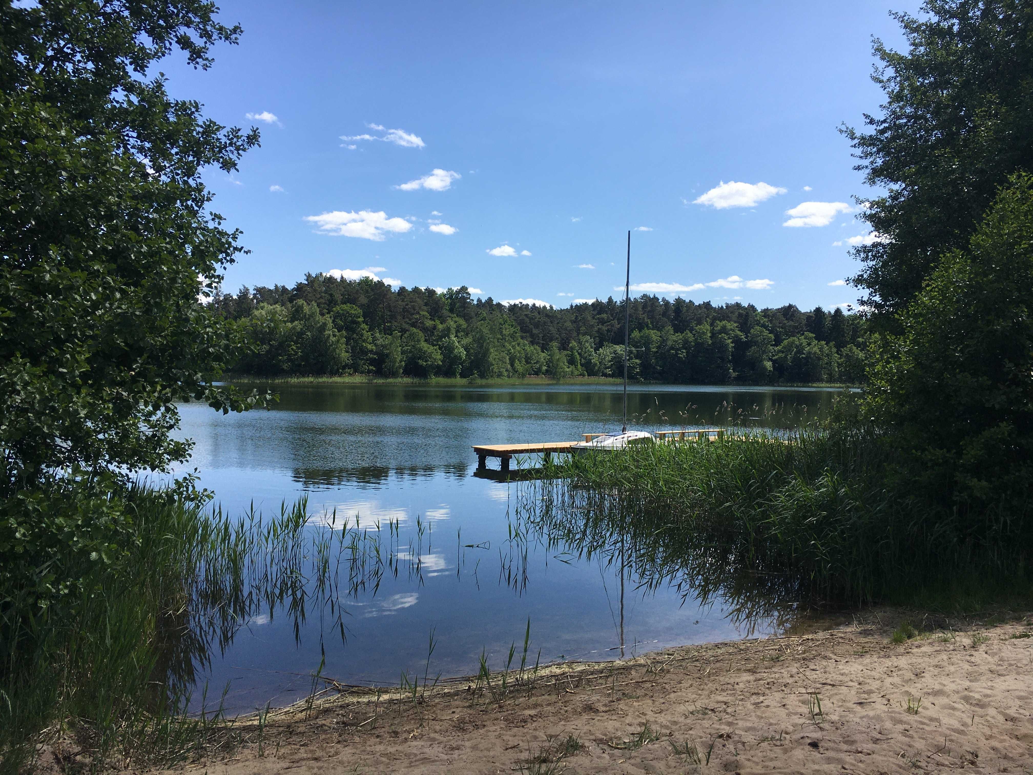 Domek nad jeziorem – Pojezierze Brodnickie, jezioro Chojno