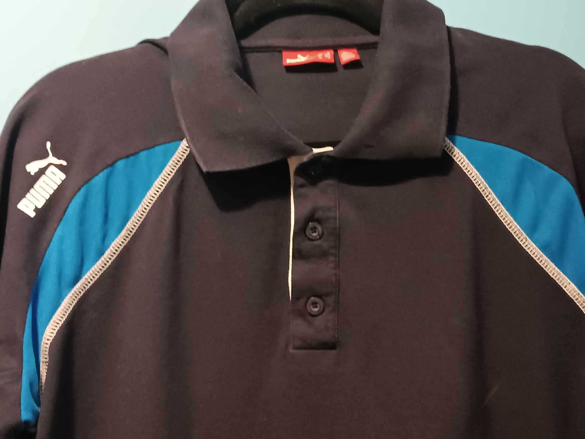 Koszulka męska polo bawełniana logowana - M/L ( 48/50)  -"Puma".