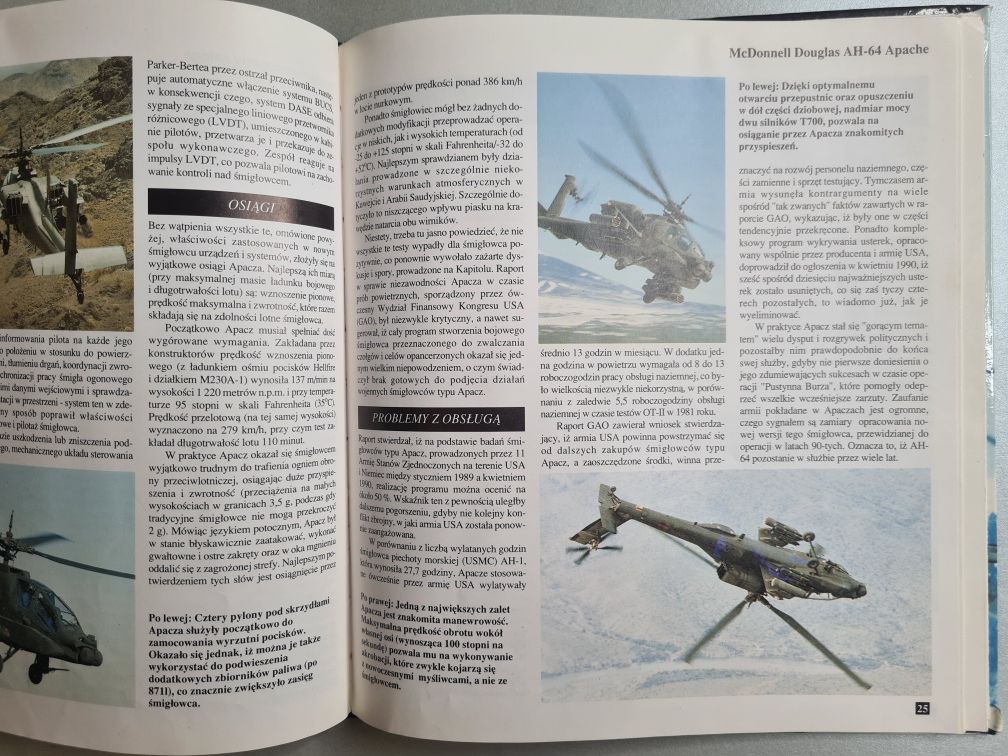 Słynne samoloty. McDonnell Douglas AH-64 Apache - Bob Munro. Książka