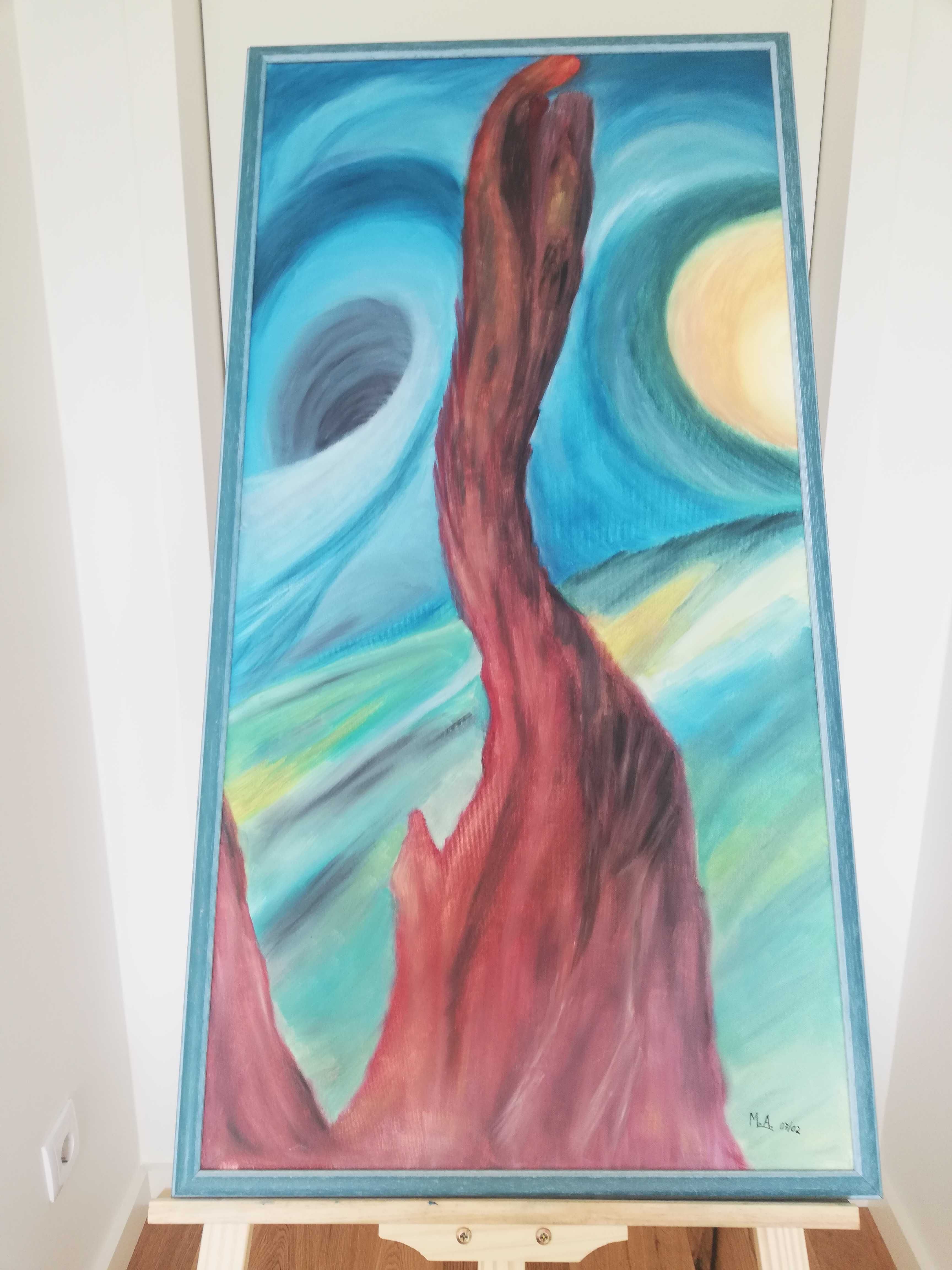 Pintura a óleo sobre tela