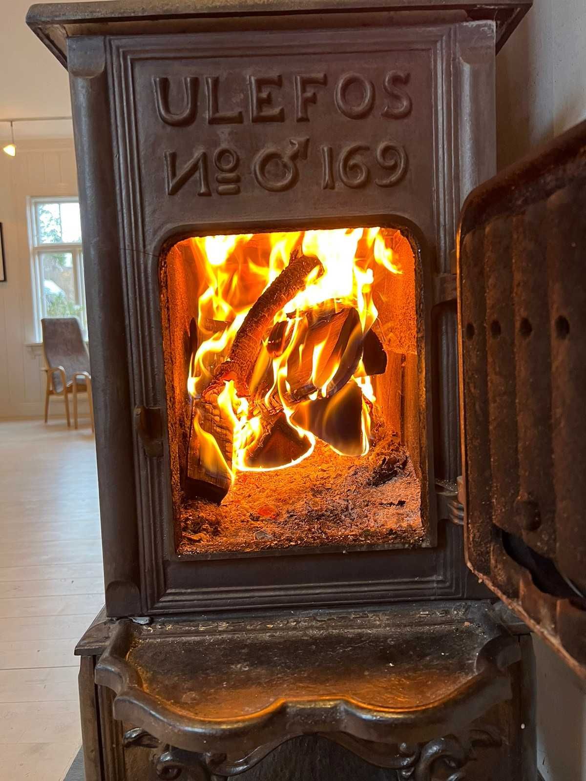 Piec kominek koza Ulefos 1766 nr 179 nie jotul super stan