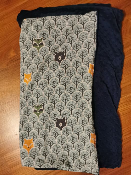 Narzuta na łóżko dziecięce minky