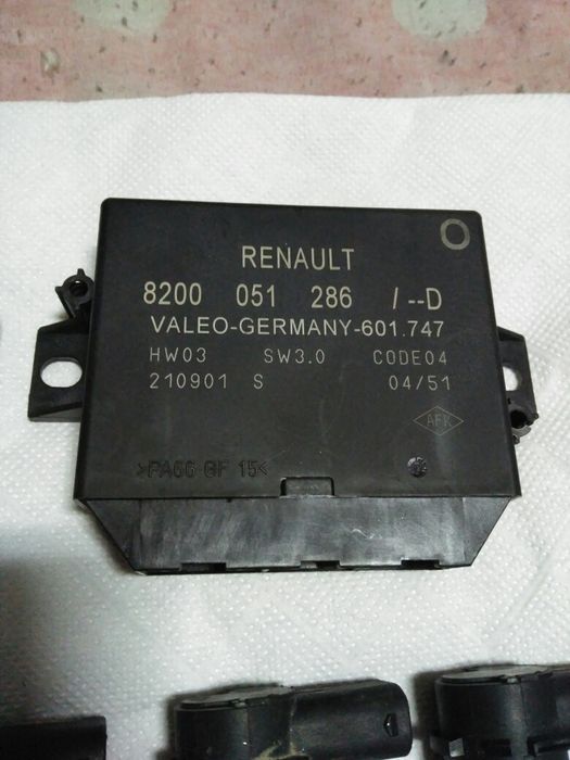 Sensores de estacionamento Renault