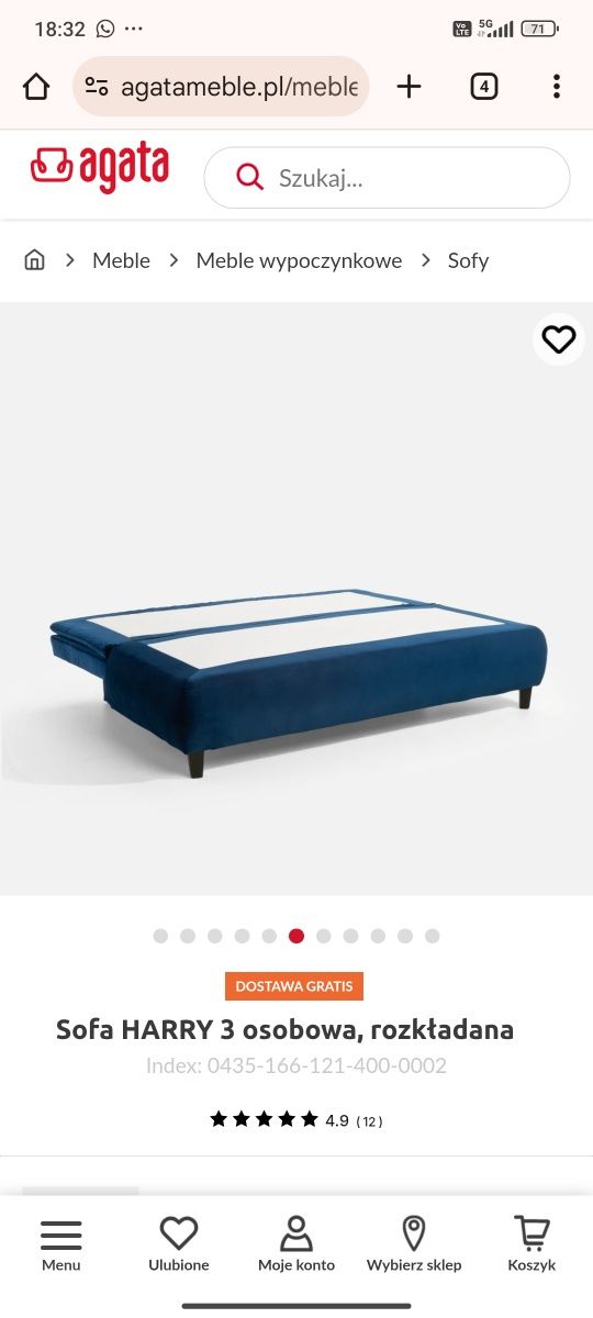 Sofa Harry Agata Meble