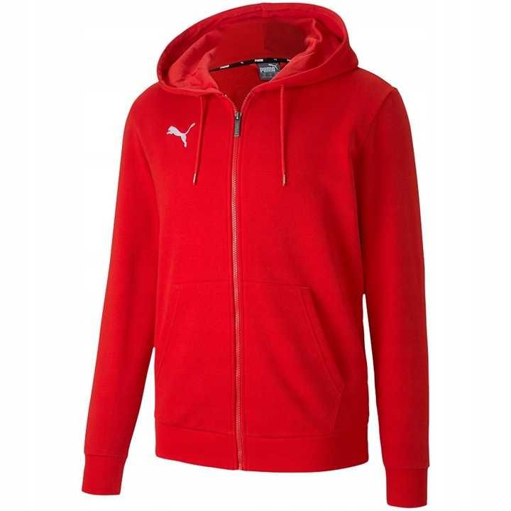 Bluza męska Puma teamGOAL 23 Casuals Hooded Jacket czerwona .Rozmiar L