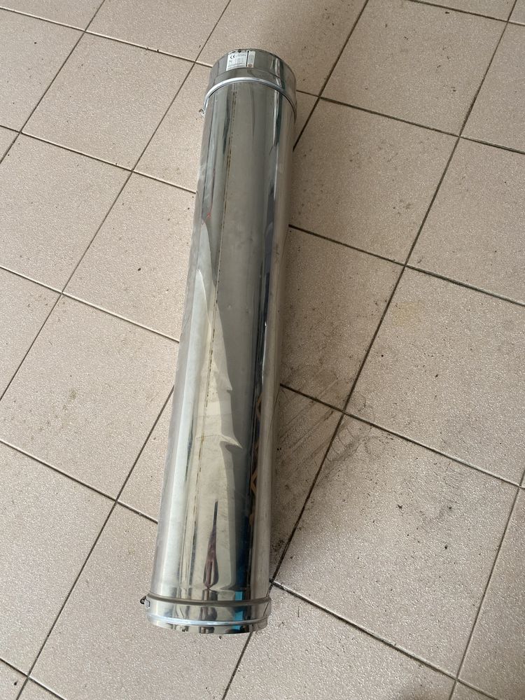 Tubo e T em inox com revestimento