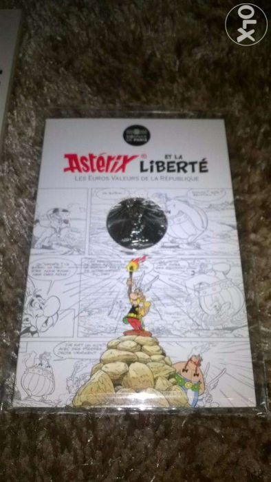 Moeda nº 1 Astérix . argent . coin .