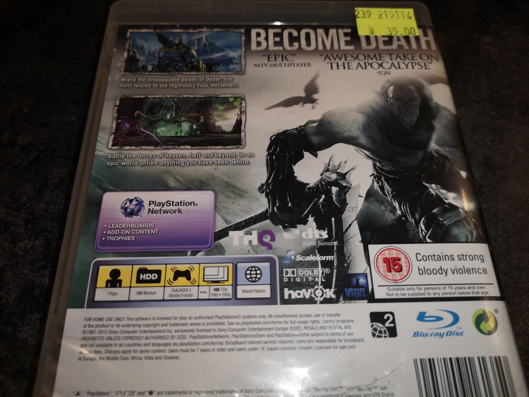 Darksiders 2 PS3 gra PL (możliwość wymiany) kioskzgrami Ursus