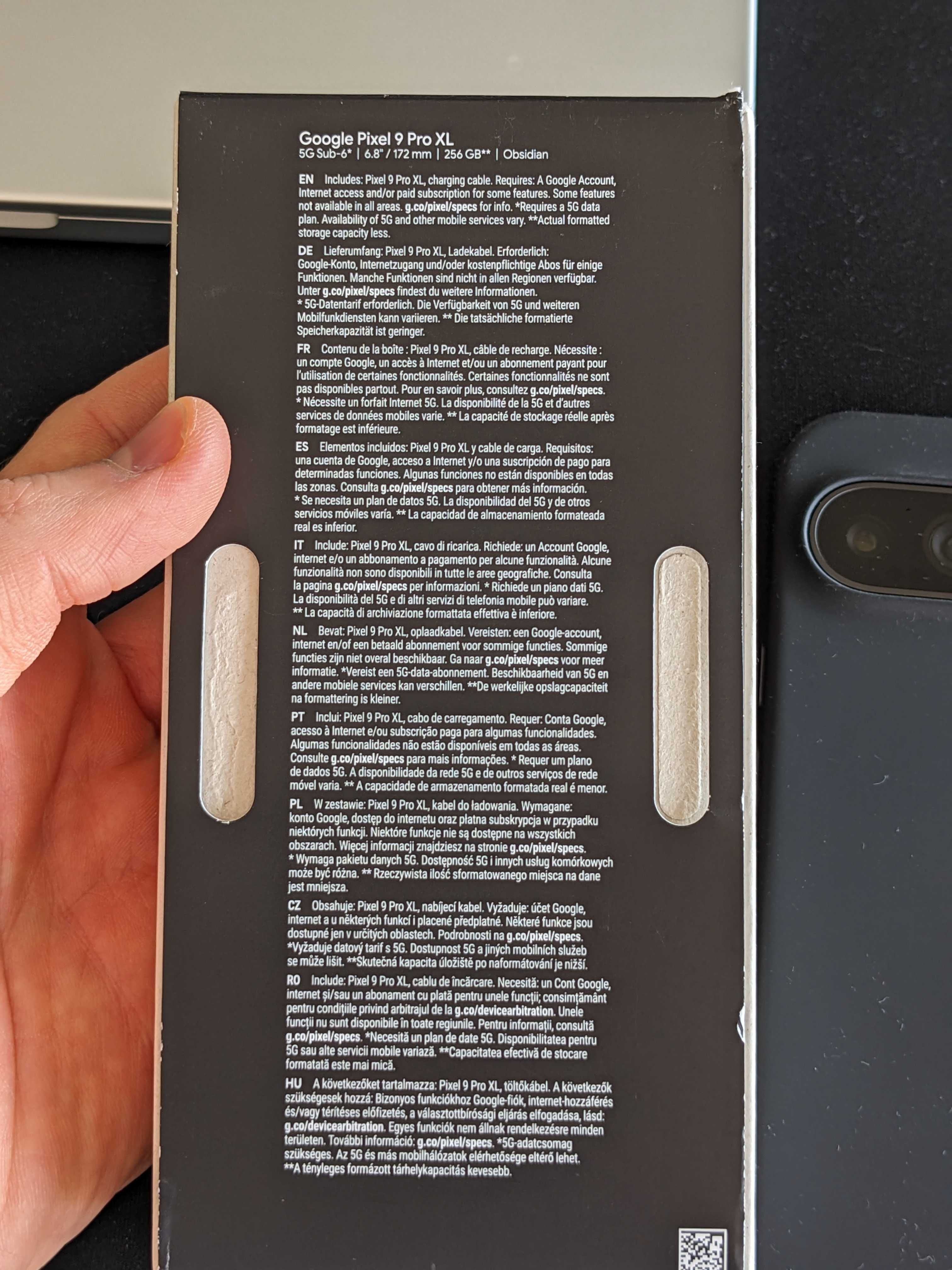 Google Pixel 9 Pro XL 256GB (Obsidian)
