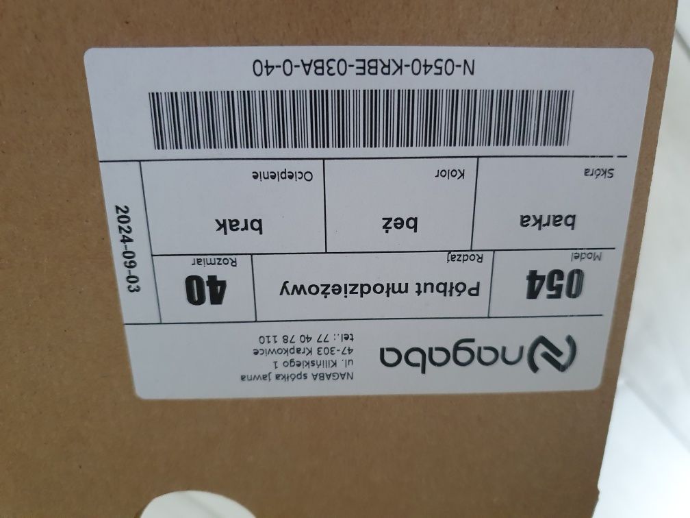 Buty nagaba rozmiar 40