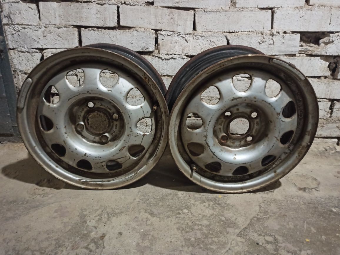 2x Felga Stalowa 6JX14H2 ET45 KFZ LW 7500 GOLF