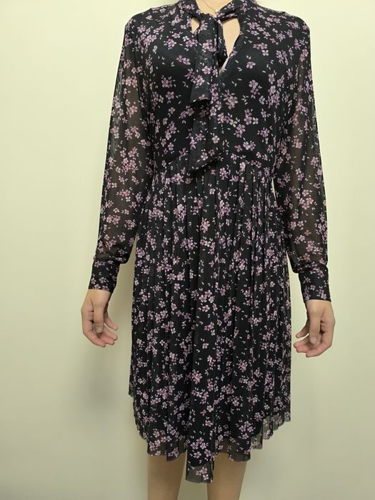 Платье сетка плиссированное