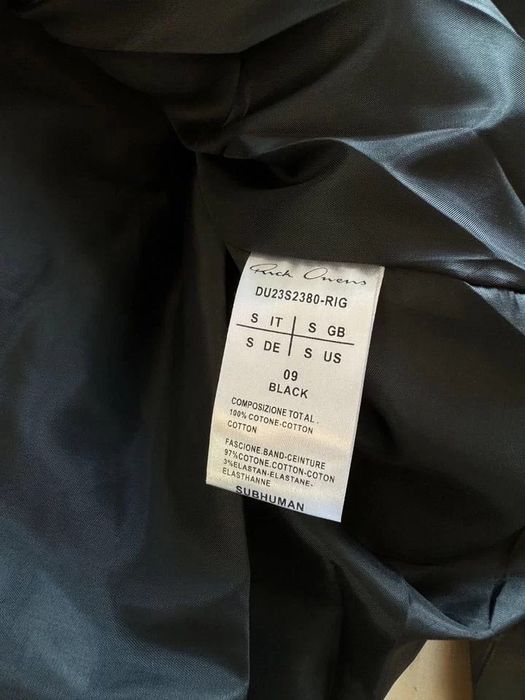 Пуховик Rick Owens Gimp full zip | рик овенс opium