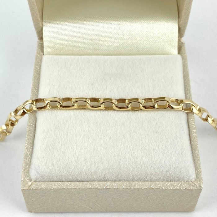 Cudowna ZŁOTA bransoletka PRÓBA 585 (14K) długość 18,5 cm