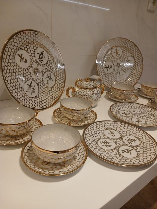Conjunto Porcelana fabricada em Macau