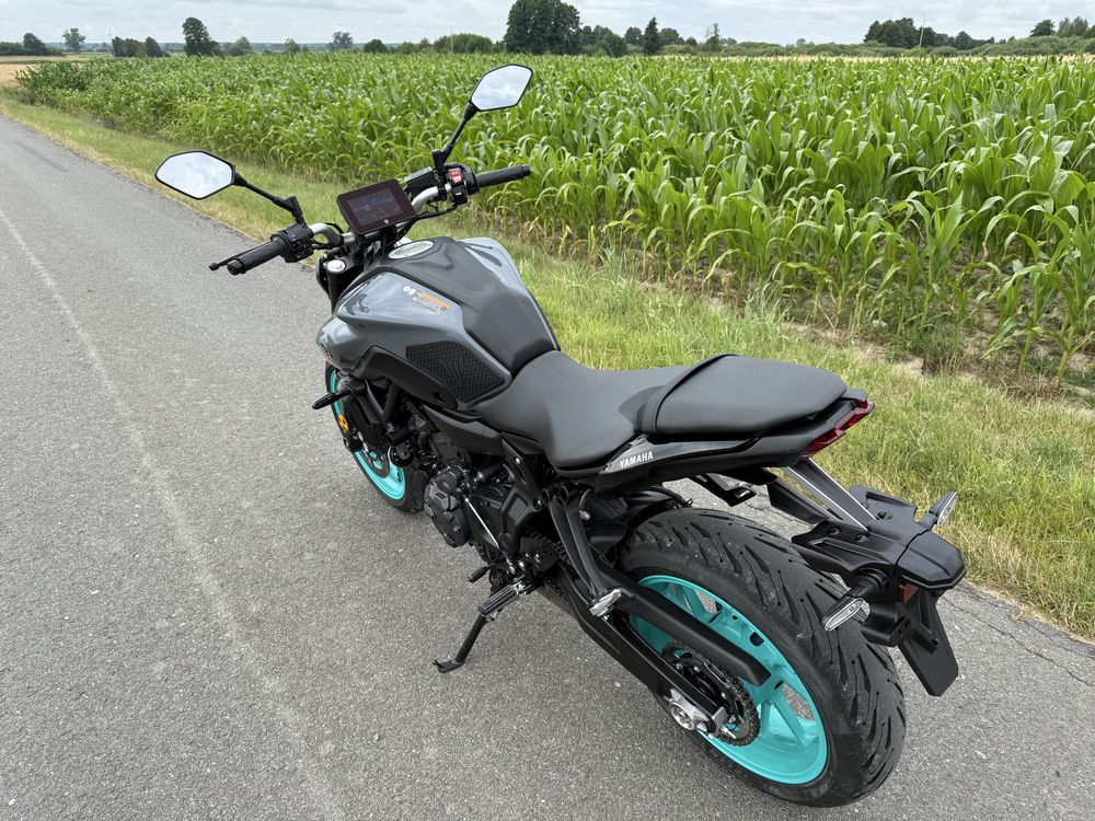 Rezerwacja Yamaha MT07 2024r Tablet A2 35kW Przebieg 270km Niemcy