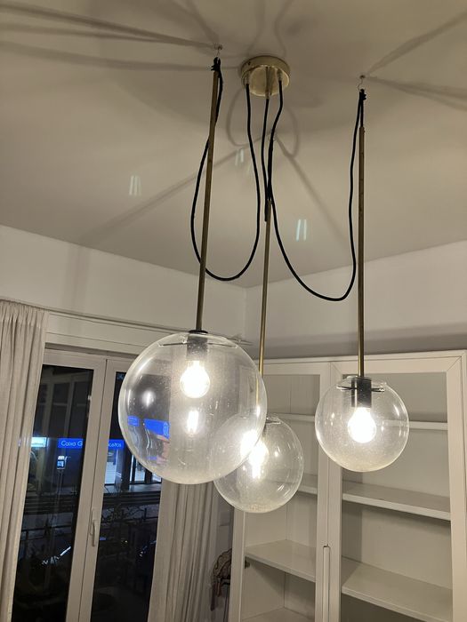 Candeeiro de tecto 3 globos