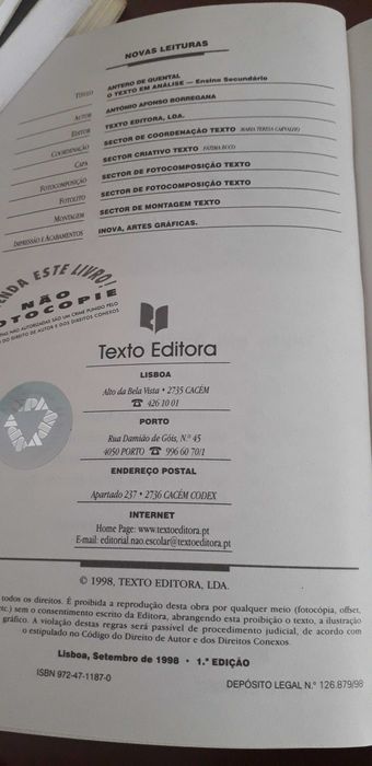 Os Sonetos de Antero de Quental