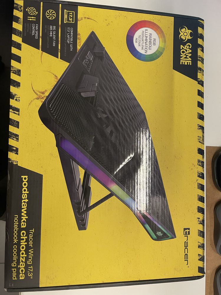 Podstawka chłodząca pod laptopa 17”
