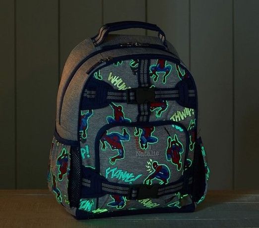 Портфель рюкзак ранец для мальчика светится в темноте