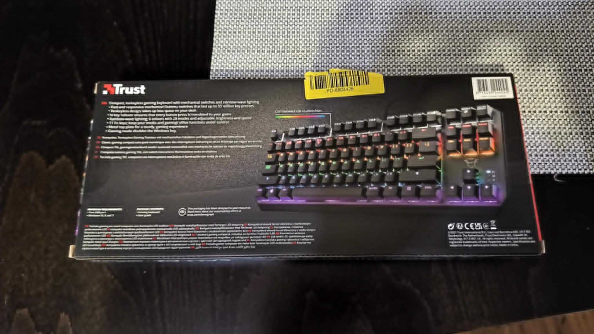Klawiatura gamingowa Trust GXT834 Callaz TKL US