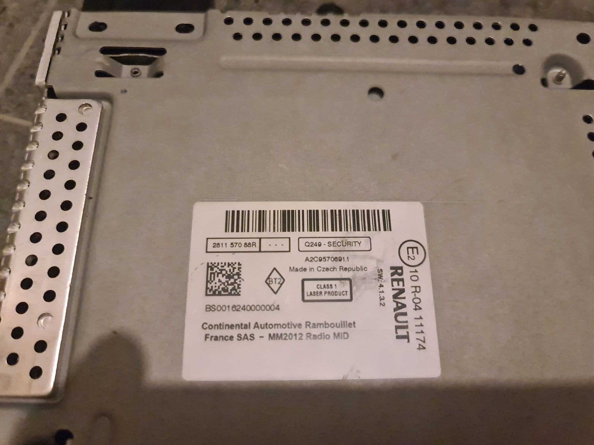 Radio R-link Megane 3