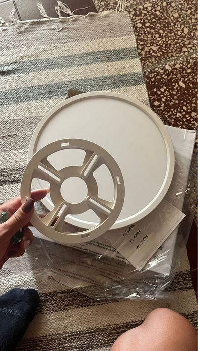 Candeeiro teto 24W Led Branco